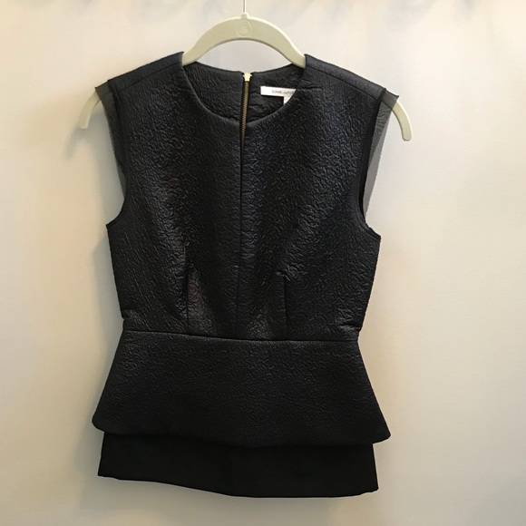 DVF Delian Peplum Top (US 0) - Picture 2 of 5